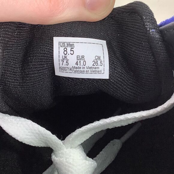 New! VANS WARD SKATE SHOES Rally Suede Blu/Wt/Blk Lace Tie Low Top Men Sz 8.5 - Picture 9 of 10